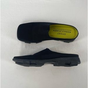 Donald J Pliner Sport Ardith Square Toe Mules in Black Size 7